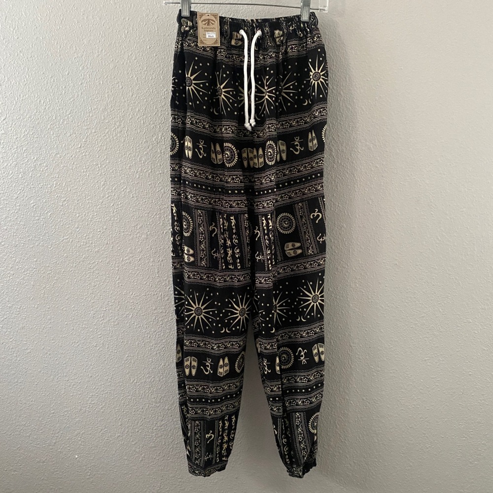 NWT Kathmandu Imports Celestial Barrel Legs Pants One Size Whimsigoth Bohemian